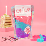 The Bath Bae Birthday Cake Bath Bomb Soak Dust